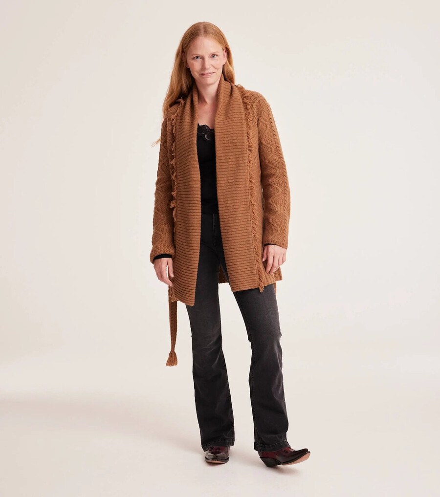 lois wrap cardigan