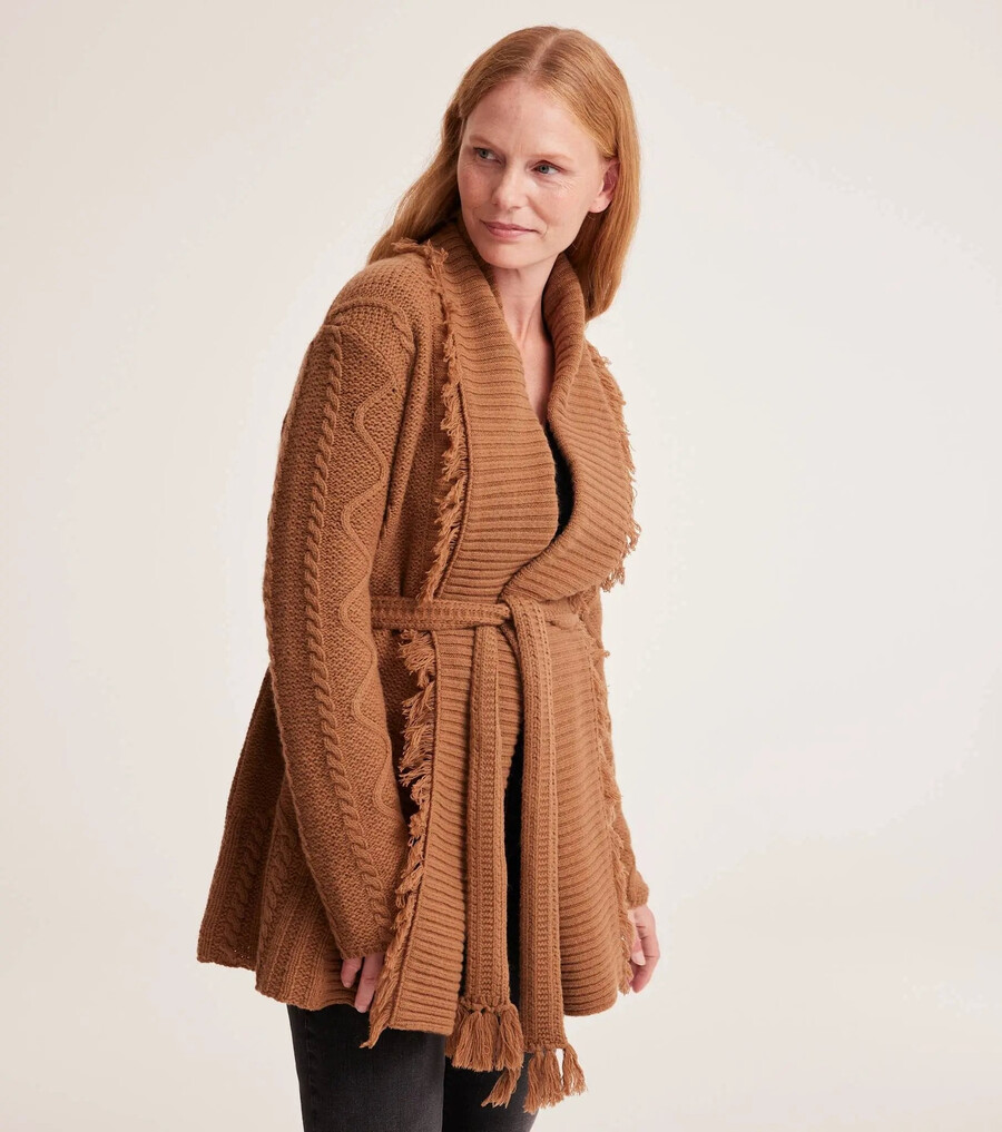 lois wrap cardigan