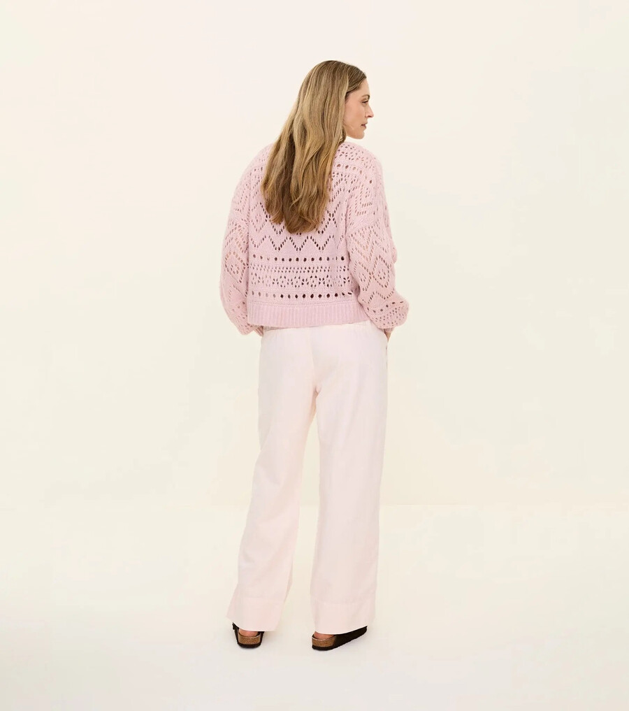 cardigan med logo